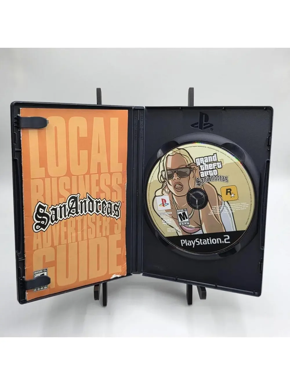 Grand Theft Auto San Andreas Auto Sony PS2 PlayStation 2 CIB Tested Working